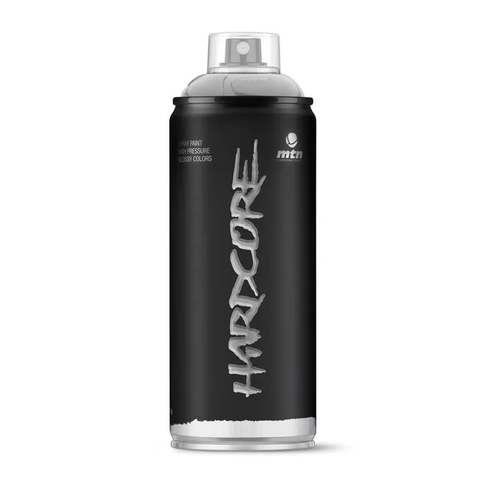 MTN Hardcore Gloss Light Gray Spray Paint 400 ml (Pack of 6)
