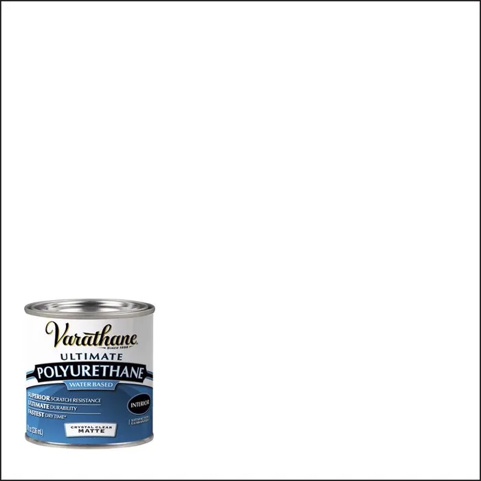 Varathane Matte Clear Water-Based Polyurethane 1/2 pt