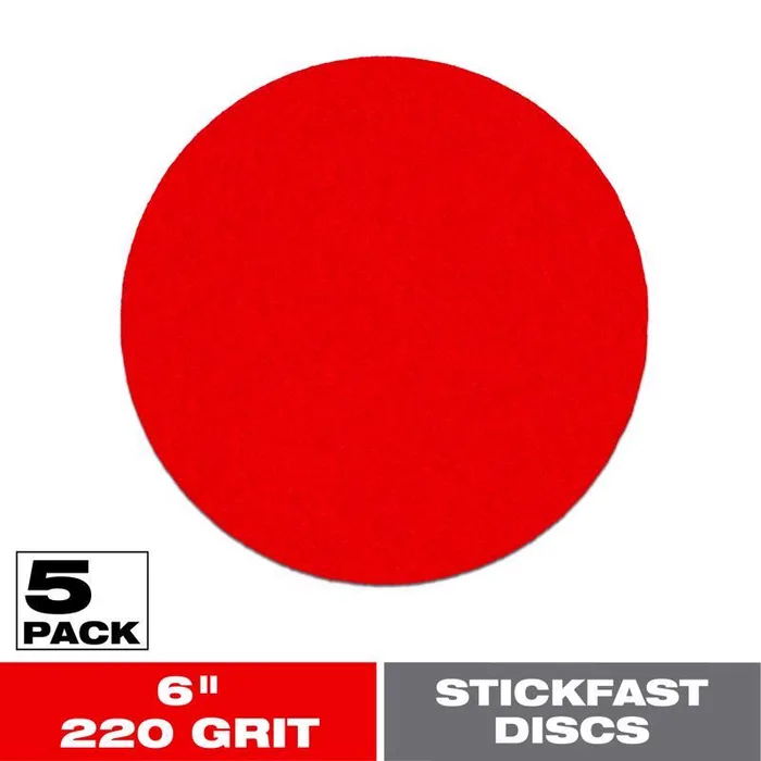 Diablo StickFast 6 in. Ceramic Blend Adhesive ROS Sanding Disc 220 Grit Ultra Fine 5 pk (Pack of 5)