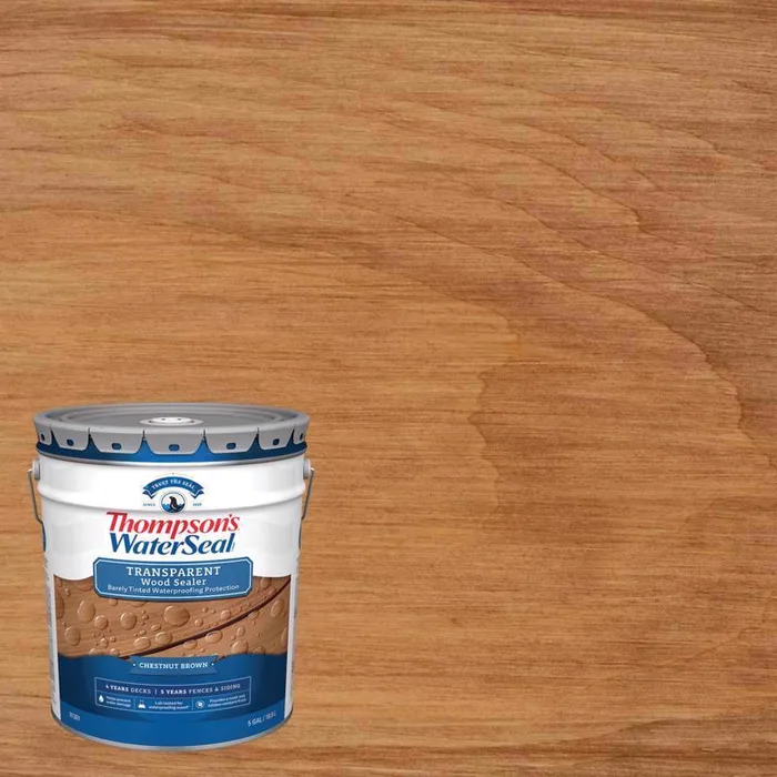 Thompson's WaterSeal Transparent Chestnut Brown Water-Based Acrylic/Alkyd/Urethane Waterproofing Woo