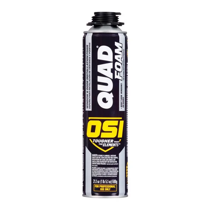 OSI Quad Tan Foam Window and Door Foam Sealant 21.1 oz (Pack of 12)