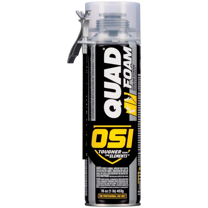 Quad Taupe Foam Foam Sealant 16 oz (Pack of 8)