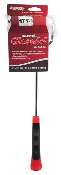 ArroWorthy ProLine Glossdel 4 in. W Mini Paint Roller Frame Threaded End