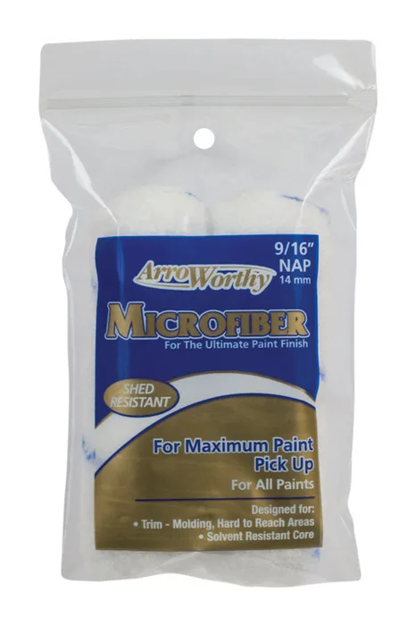 ArroWorthy Microfiber 4 in. W X 9/16 in. Mini Paint Roller Cover 2 pk (Pack of 12)