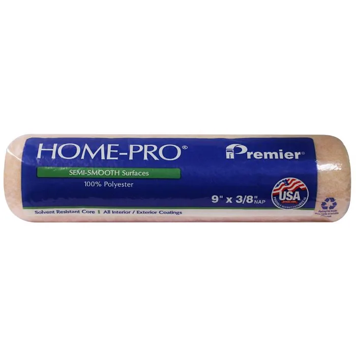 Premier Home-Pro Polyester 9 in. W X 3/8 in. Paint Roller Cover 1 pk (Pack of 36)