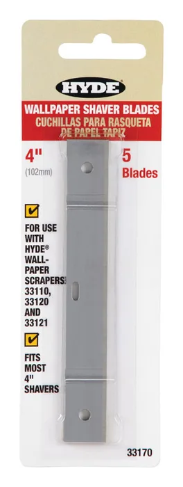 Hyde 4 in. W High Carbon Steel Wallpaper Shaver Blade (Pack of 10)