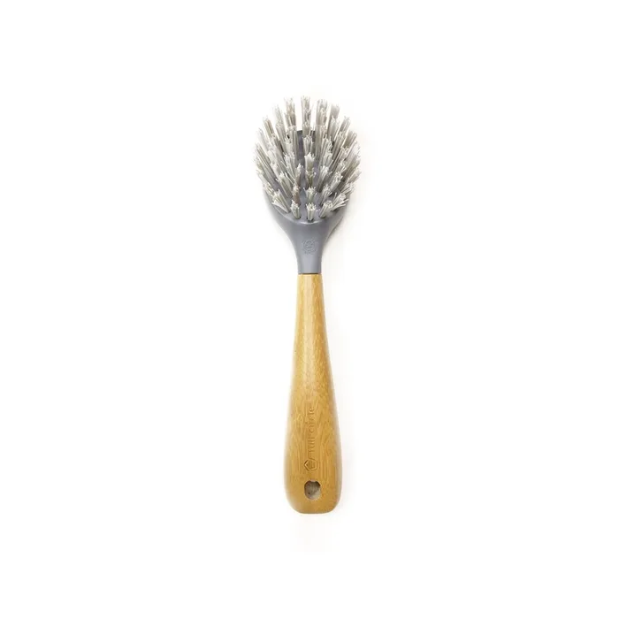 Full Circle Tenacious C 2.1 in. W Hard Bristle 5.6 in. Bamboo Handle Scrub Brush