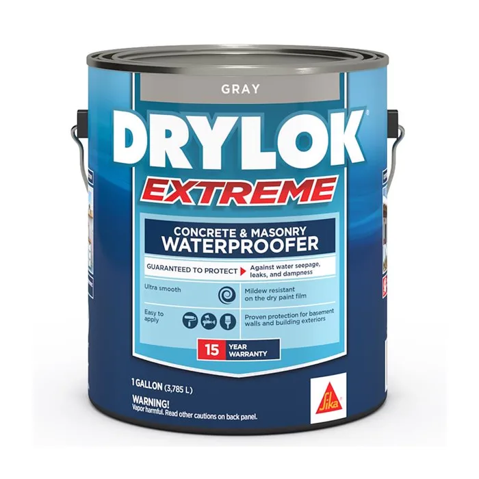 Drylok Matte Gray Water-Based Latex Masonry Waterproof Sealer 1 gal (Pack of 2)