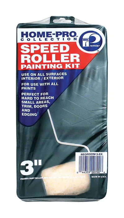 Premier Home-Pro Polyester 3 in. W Mini Paint Roller Kit 3 pk (Pack of 10)