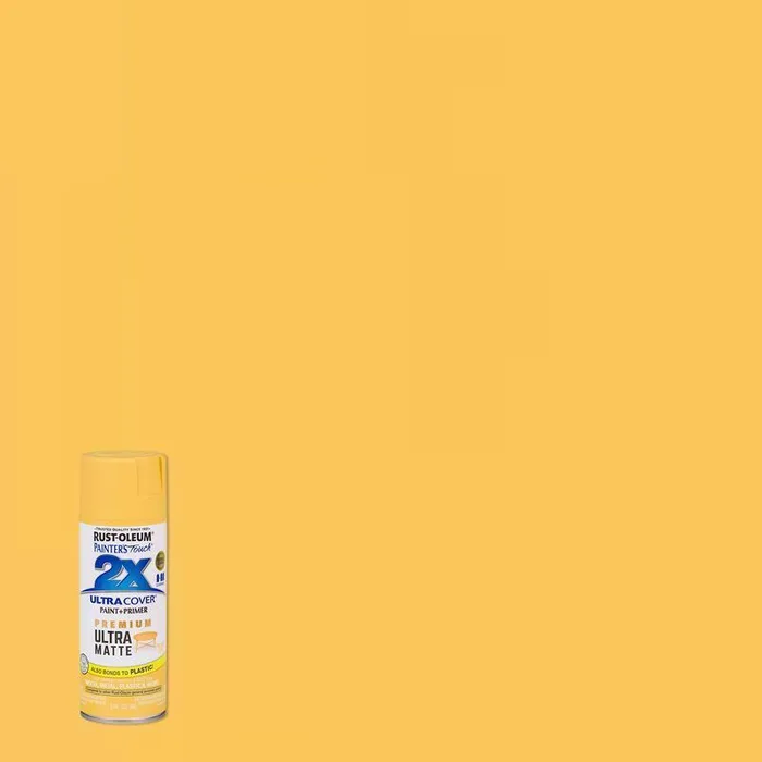 Rust-Oleum Painter's Touch 2X Ultra Cover Matte Golden Leaf Paint+Primer Spray Paint 12 oz (Pack of 6)