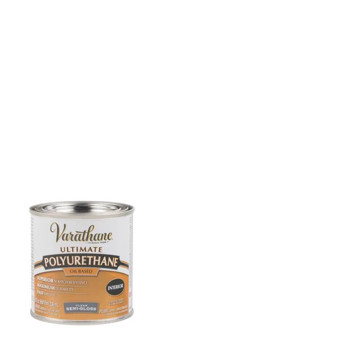 Varathane Ultimate Semi-Gloss Clear Oil-Based Polyurethane 0.5 pt (Pack of 4)