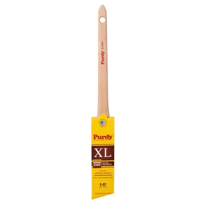 Purdy XL Dale 1 in. Medium Stiff Angle Trim Paint Brush (Pack of 6)