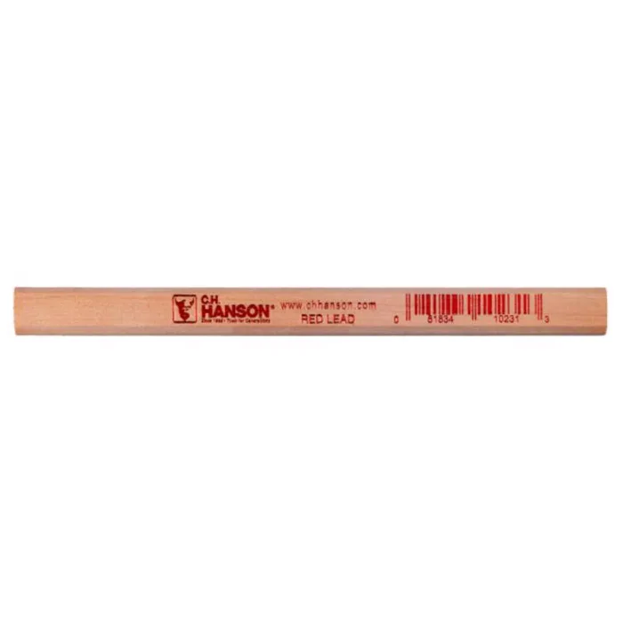 C.H. Hanson 7 in. L Red Lead Carpenter Pencil 1 pc (Pack of 24)