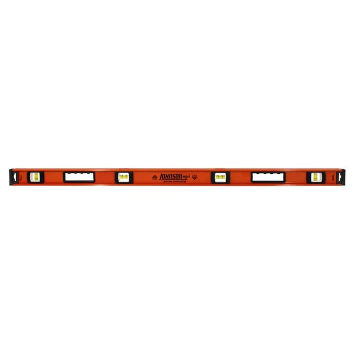 Johnson 48 in. Aluminum Heavy Duty I-Beam Level 4 vial (Pack of 2)