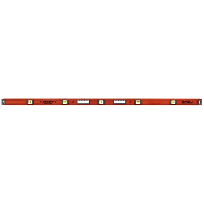 Johnson 78 in. Aluminum Magnetic Heavy Duty I-Beam Level 5 vial (Pack of 2)