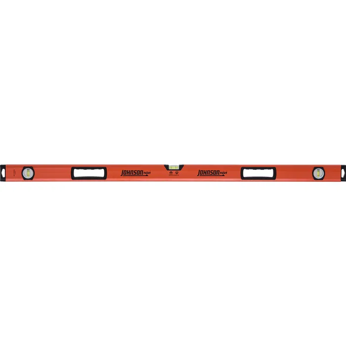Johnson 48 in. Aluminum Box Level 3 vial (Pack of 2)