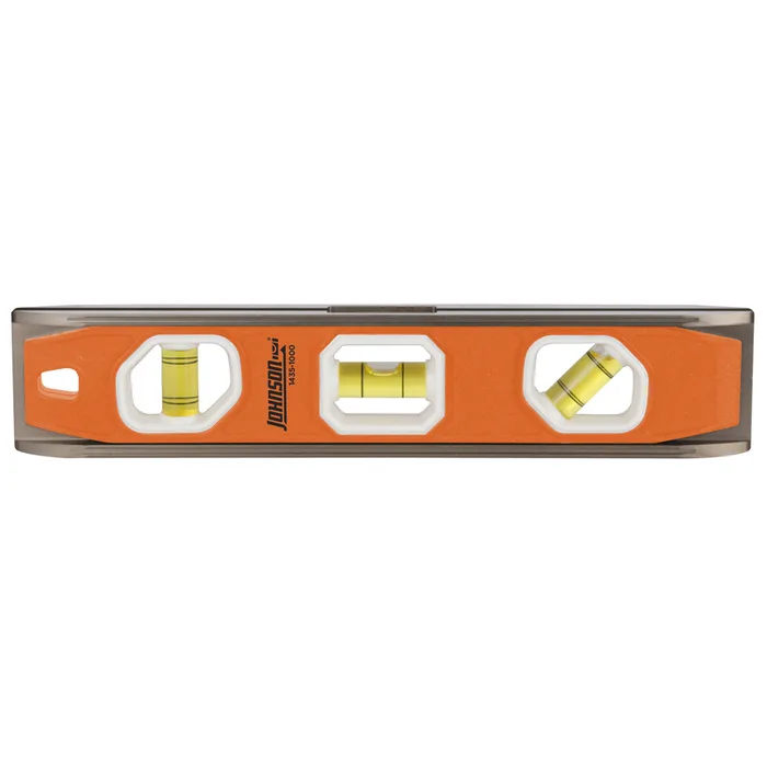 Johnson 10 in. Aluminum Magnetic Torpedo Level 3 vial