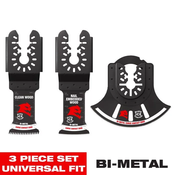 Diablo Bi-Metal Oscillating Blade Set General Purpose Cuts 3 pc