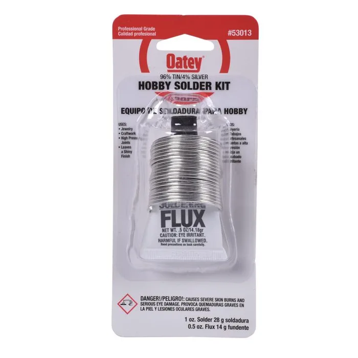 Oatey Lead-Free Solder and Flux Kit Metal 1 pc