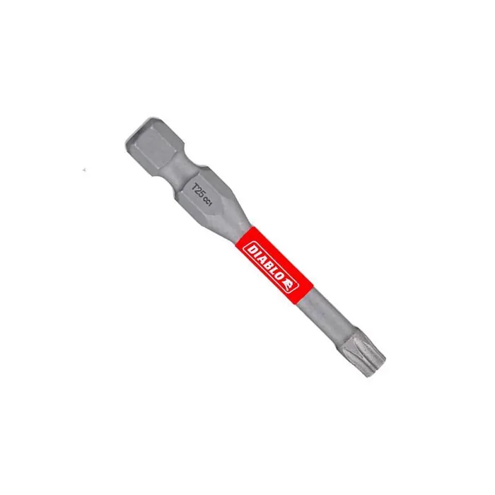Diablo Torx #25 X 2 in. L Driver Bit Black Oxide 1 pk (Pack of 5)
