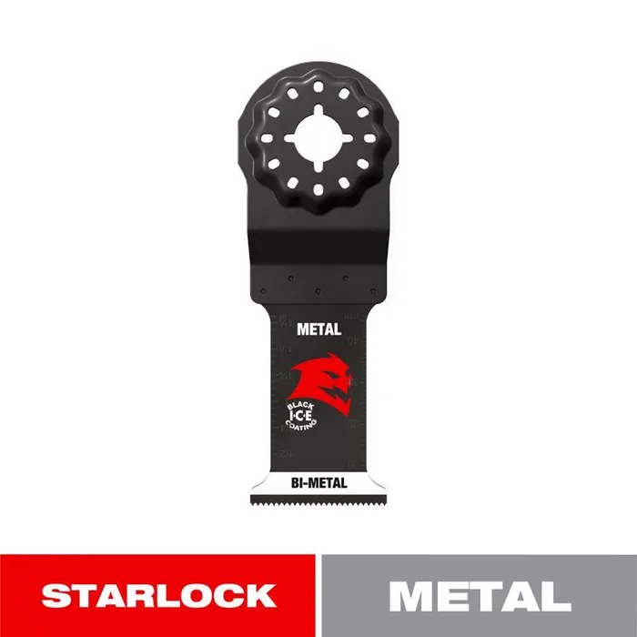 Diablo Starlock 1-1/4 in. W Bi-Metal Curved Contact Edge Oscillating Blade Metal 1 pk