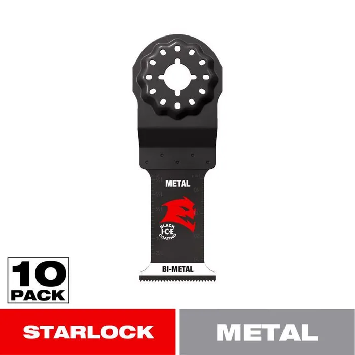 Diablo Starlock 1-1/4 in. W Bi-Metal Curved Contact Edge Oscillating Blade Metal 10 pk