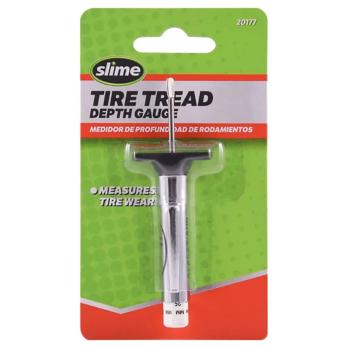 Slime Depth Gauge 1 in. Silver 1 pc (Pack of 6)