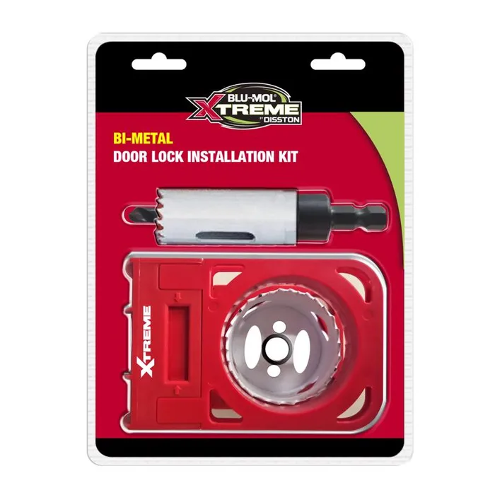 Disston Blu-Mol Xtreme Bi-Metal Door Lock Installation Kit Arbor Included