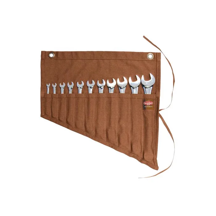 Bucket Boss 18 in. W X 17.5 in. H Canvas Tool Roll Pouch 11 pocket Brown 1 pc