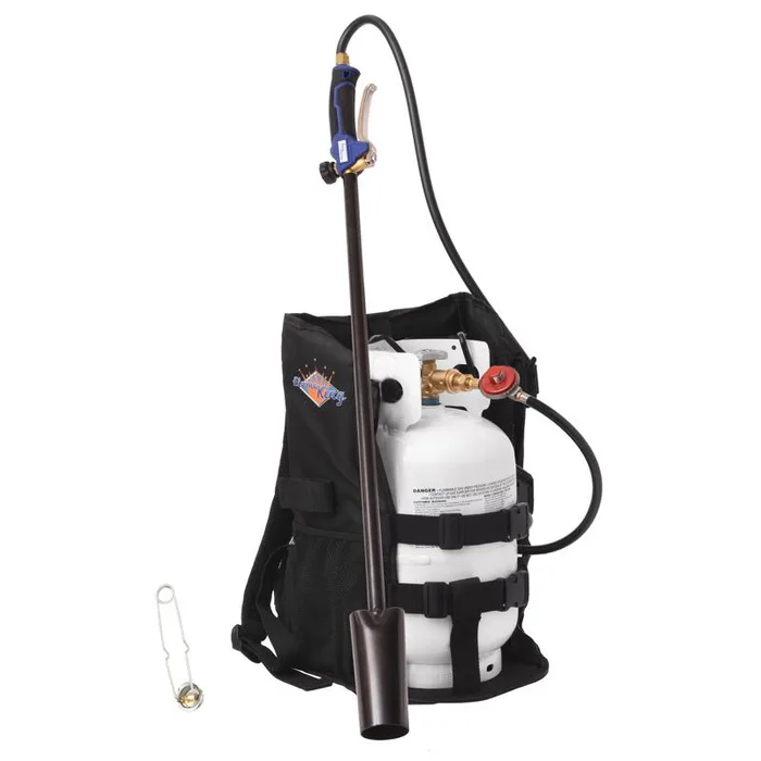 Flame King 10 lb Weed Burner Weed Torch Kit Steel 3 pc Propane