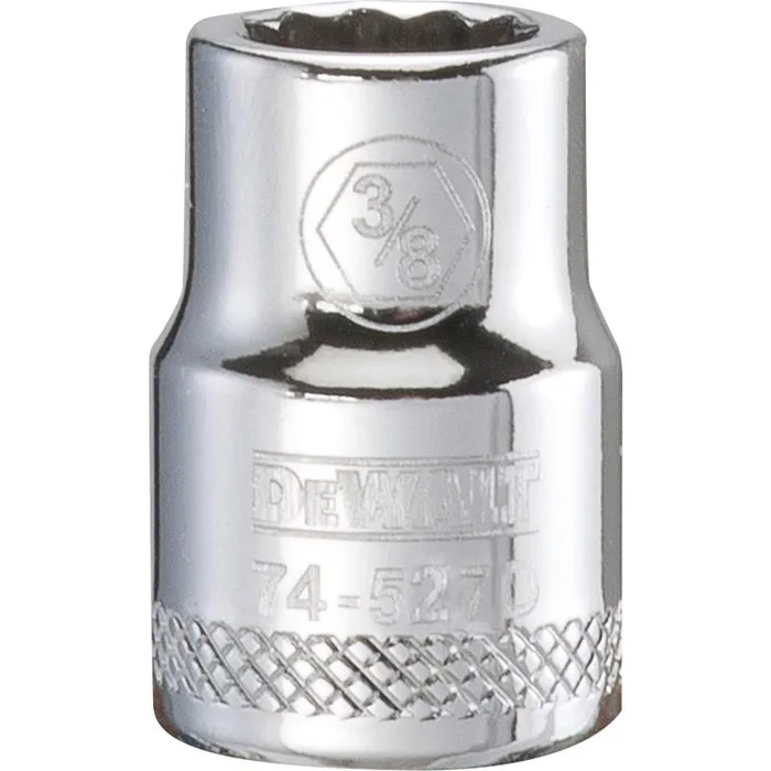 DeWalt 3/8 in. X 3/8 in. drive SAE 12 Point Socket 1 pc