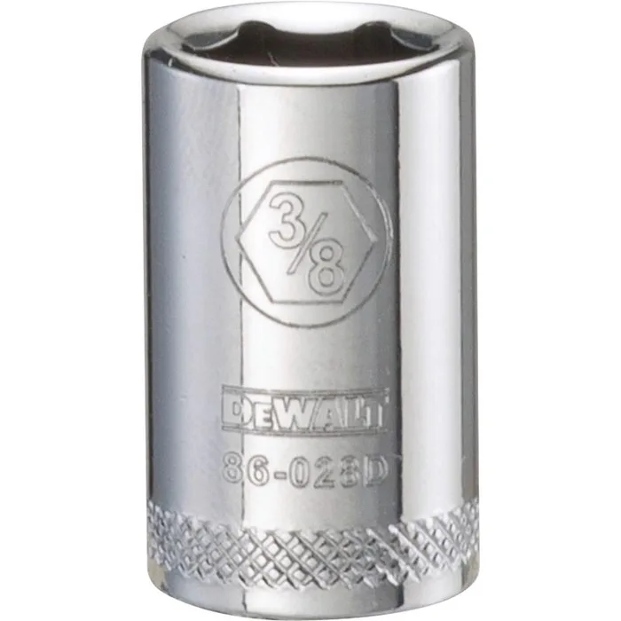 DeWalt 3/8 in. X 1/4 in. drive SAE 6 Point Socket 1 pc