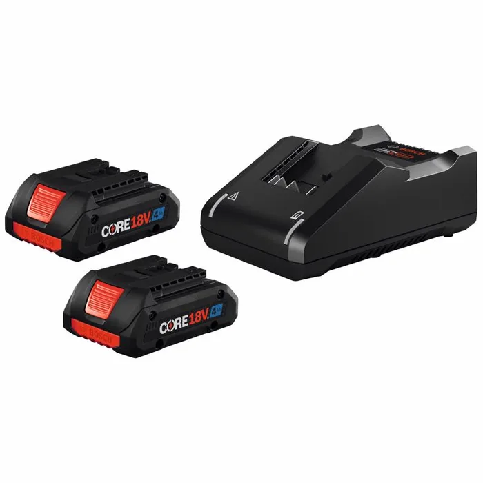 Bosch 18V CORE GXS18V-11N25 4 Ah Lithium-Ion Battery and Charger Starter Kit
