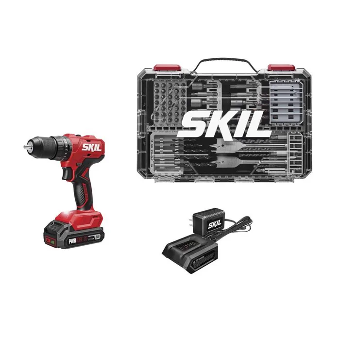 SKIL 20V PWRCORE 1/2 in. Brushless Cordless Hammer Drill/Driver Kit (Battery & Charger)