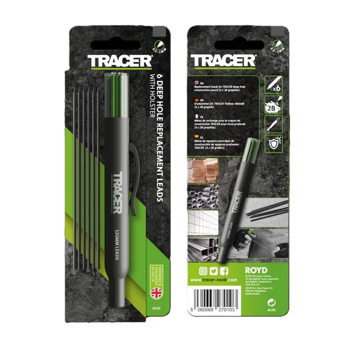 TRACER 4.75 in. L Holster Replacement Leads Assorted 6 pc