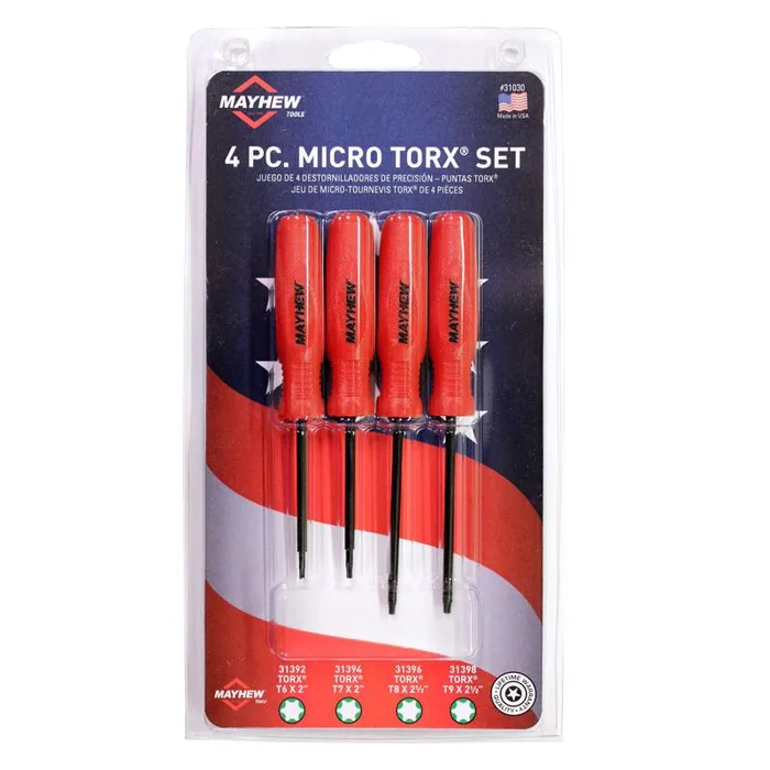 Mayhew Torx Micro Screwdriver Set 4 Tool
