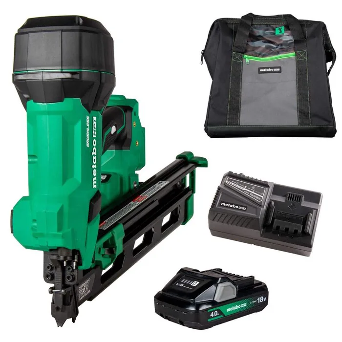 Metabo HPT Cordless 21 deg Framing Nailer Kit (Battery & Charger) 18 V