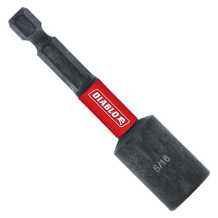 Diablo 5/16 in. X 2-9/16 in. L Steel Magnetic Nut Driver 1 pc