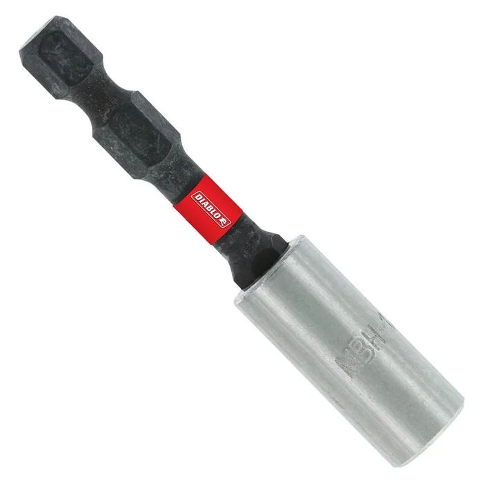Diablo Hex 3 in. L Magnetic Bit Holder Steel 1 pc (Pack of 50)