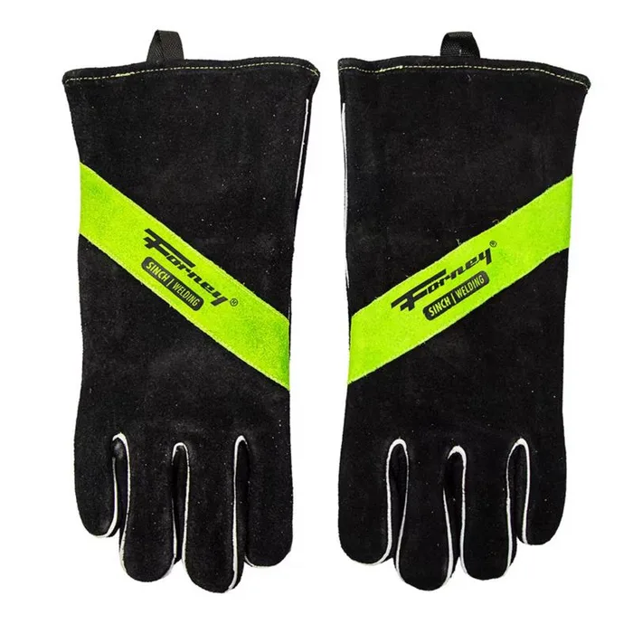 Forney 15 in. Insulated Cowhide Welding Gloves Black M 1 pk