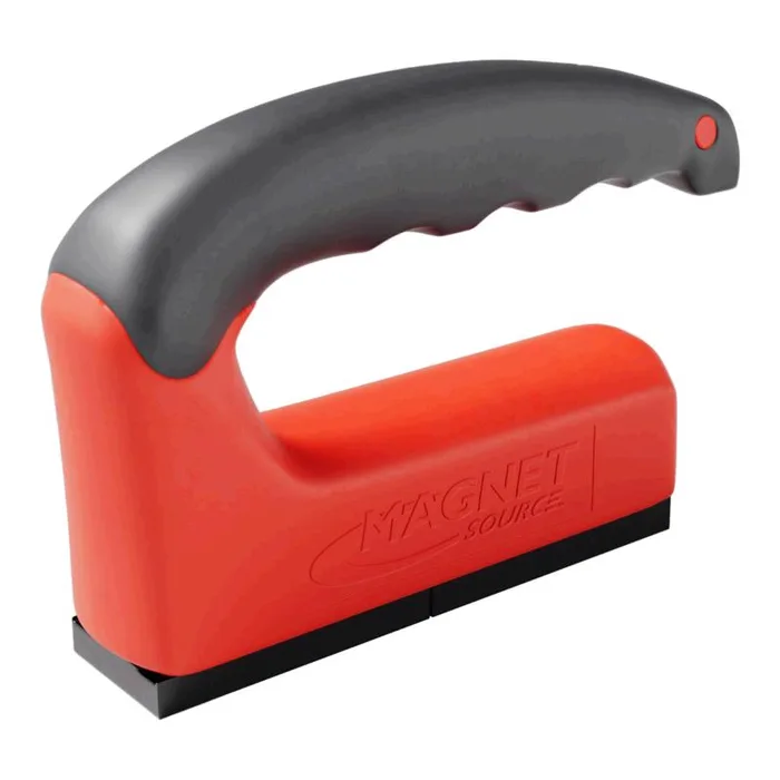 Magnet Source 5.25 in. L X 1 in. W Red Handle Magnet 100 lb. pull 1 pc