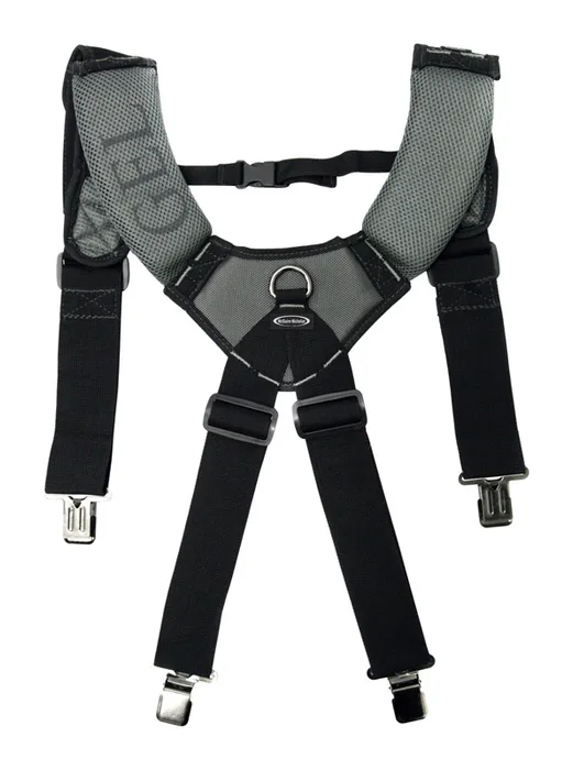 McGuire-Nicholas 19 in. L X 2 in. W Foam Suspenders Black 1 pair