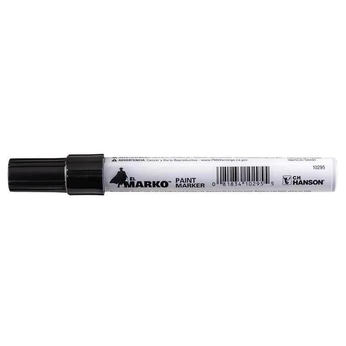 C.H. Hanson El Marko Black Valve Tip Paint Marker 1 pc (Pack of 12)