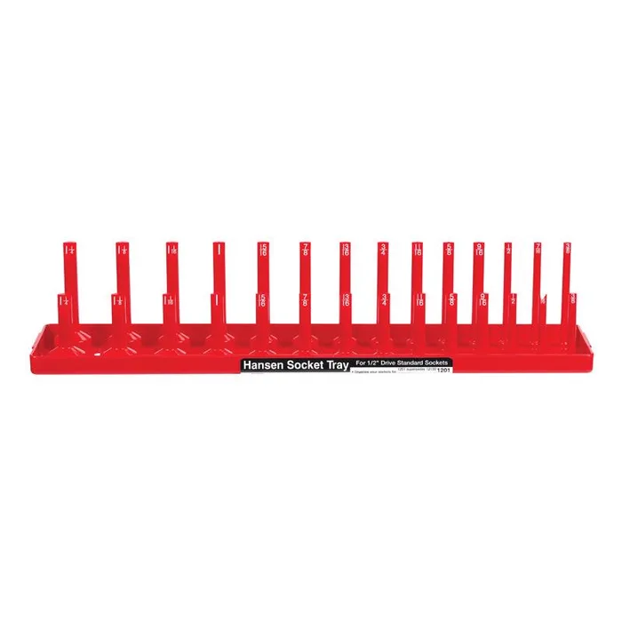 Hansen Global 18 in. L X 1/2 in. drive SAE Socket Tray 1 pc