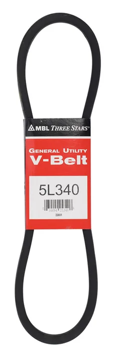 Mitsuboshi FHP General Utility V-Belt 0.63 in. W X 34 in. L For Fractional Horsepower Motors