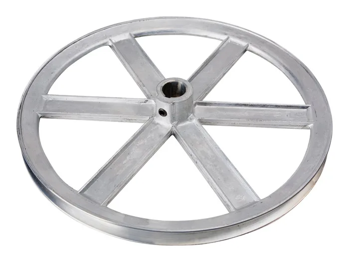 Chicago Die Cast 6 in. D X 1/2 in. D Zinc Single V-Grooved Pulley