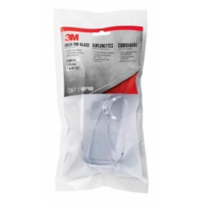 3M Over-the-Glass Safety Glasses Clear Lens Clear Frame 1 pc