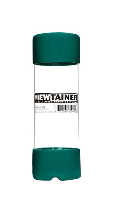 Viewtainer 2 in. W X 6 in. H Slit Top Container Plastic Green (Pack of 24)