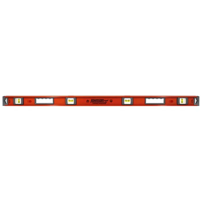 Johnson 48 in. Aluminum Magnetic I-Beam Level 4 vial (Pack of 2)