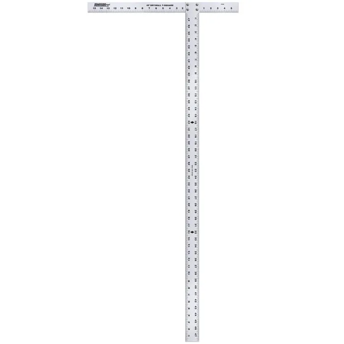 Johnson 48 in. L Aluminum Drywall T-Square